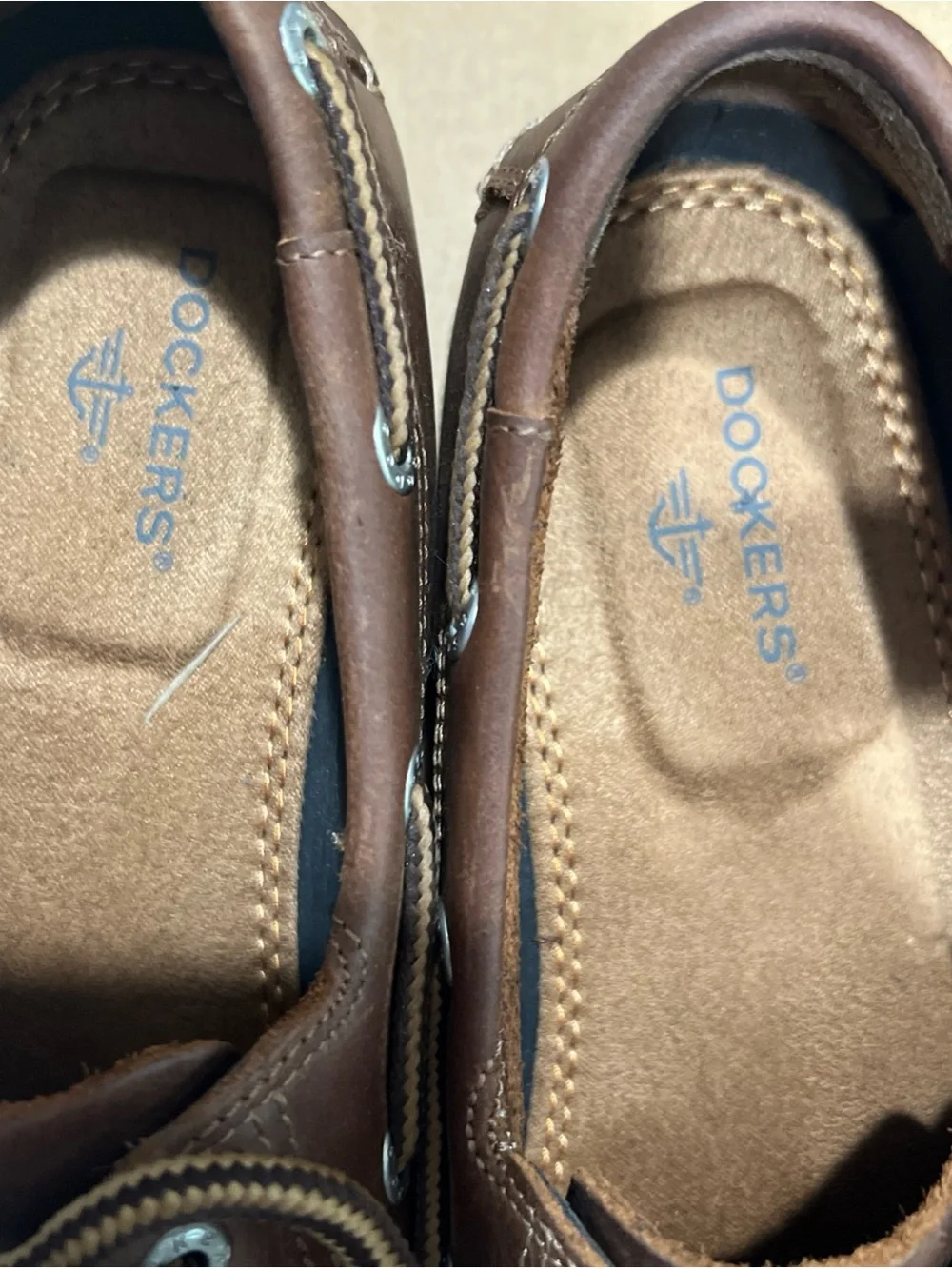 Dockers Brown Leather Boat Shoes - Vargas Style 7M